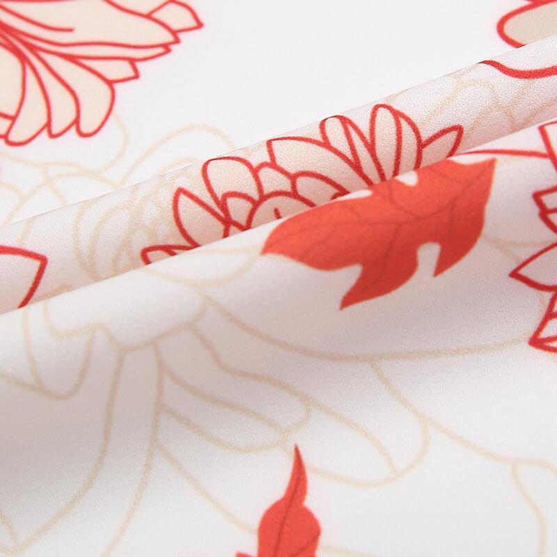 Floral Print Wrap Dress